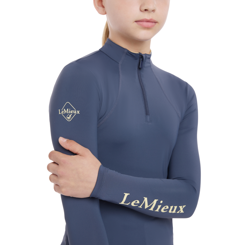 LeMieux Young Rider Base Layer in Dusk Blue-2